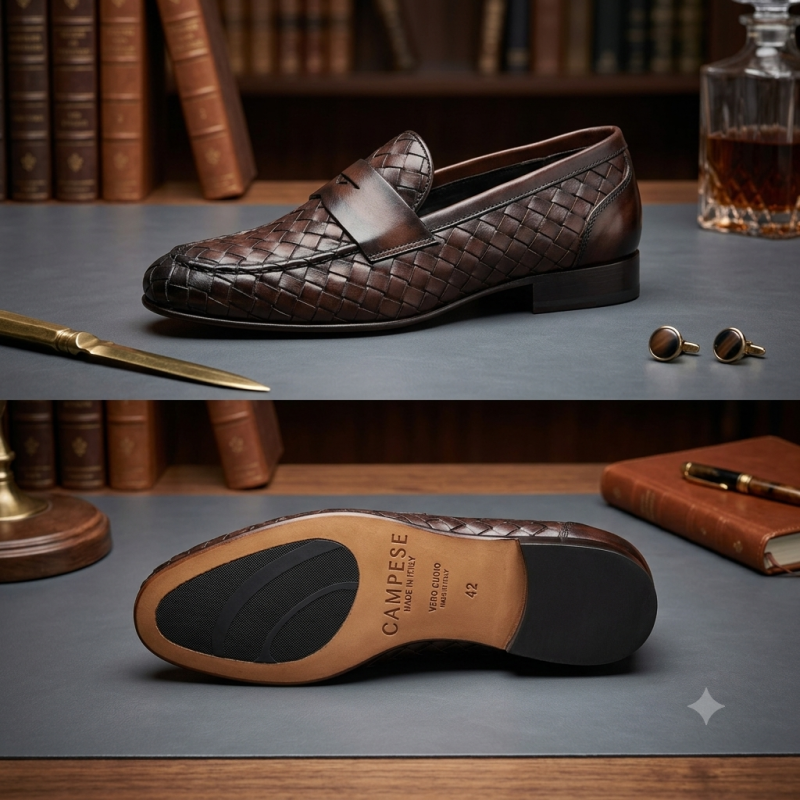 Campese Italy Brown Shoe